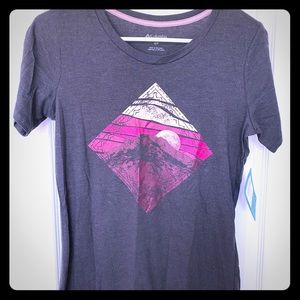 NWT Columbia Sunrise Tee Shirt Grey S